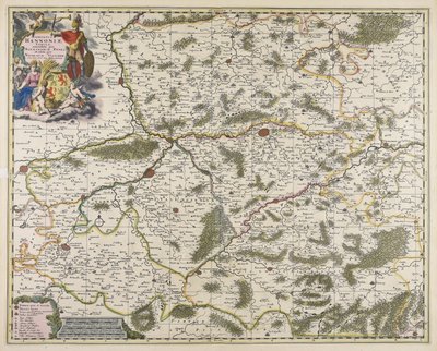 Map of the County of Hainaut by Alexander Penez